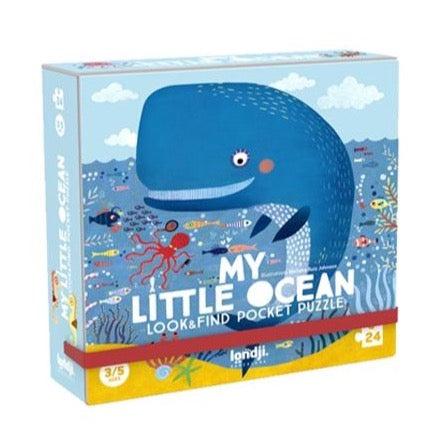 Puzzle tascabile Londji My Little Ocean con animali marini per bambini