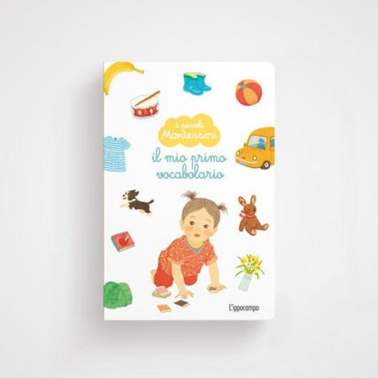 Libro i piccoli Montessori " Il mio primo vocabolario " - Apple Pie