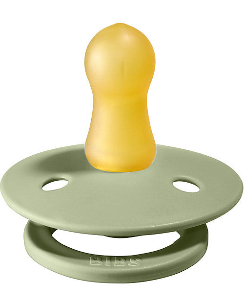 Set di 2 Ciucci Bibs -Colour Pacifier - Salvia e Avorio - Apple Pie