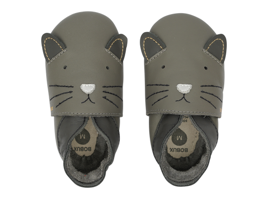 Babbucce Soft Sole - Gattino Antracite - Apple Pie