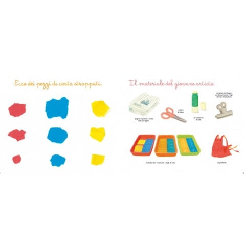 Libro "Strappo, Taglio, incollo. Secondo il metodo Montessori" - Apple Pie