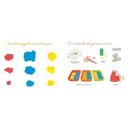 Libro "Strappo, Taglio, incollo. Secondo il metodo Montessori" - Apple Pie