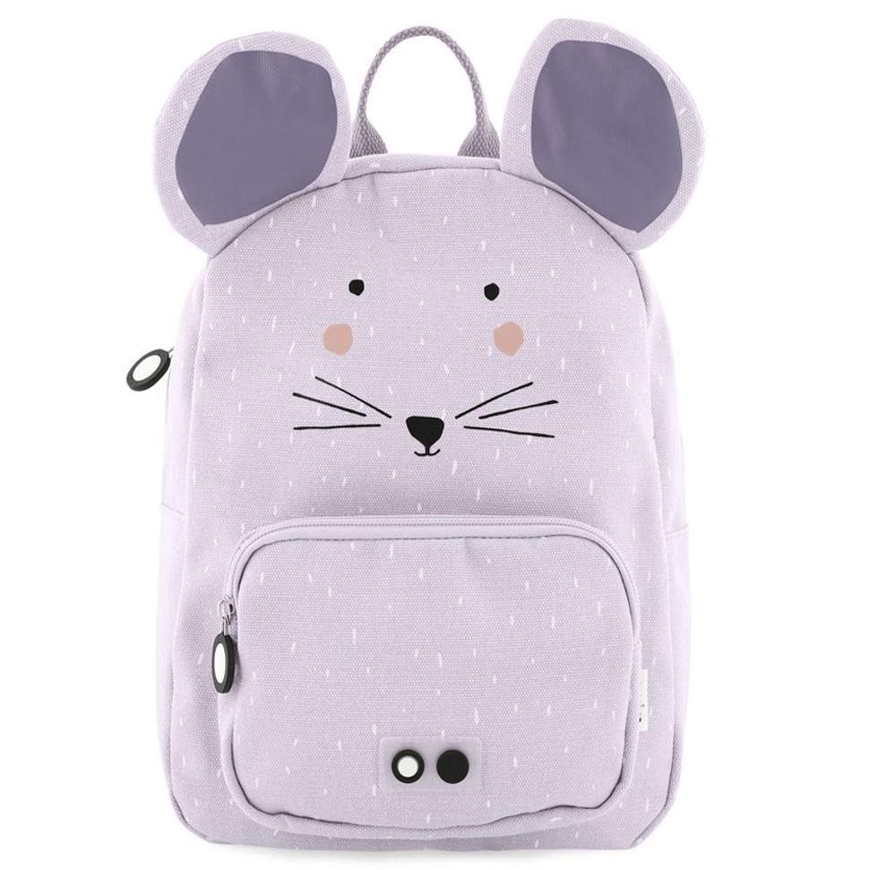 Zaino Trixie Mr. Topo – vista frontale con orecchie in stoffa